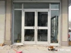 大兴区维修自动门开门机 安装肯德基玻璃门