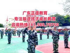 阳江叛逆网瘾逃学早恋青少年孩子教育学校,广东正德教育